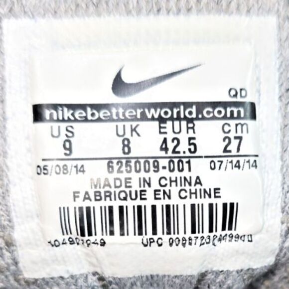 Nike Flyknit Trainer Chukka FSB 625009-001 Light Charcoal Mens Size 9 - Picture 8 of 9